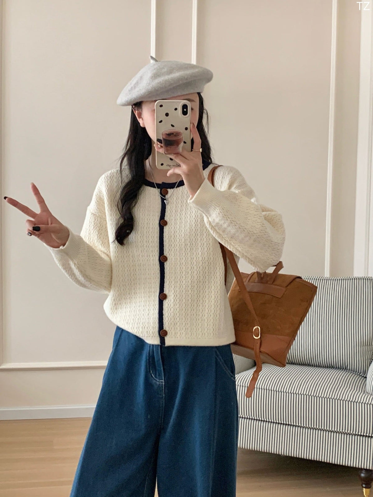 【outer】ニットカーデ　M25926