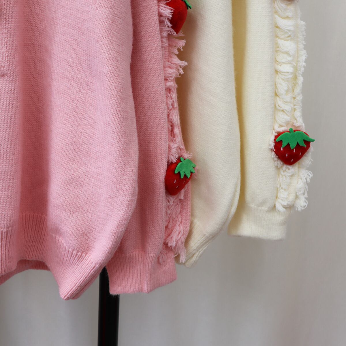 【tops】クルーネックニットセーター　M18922