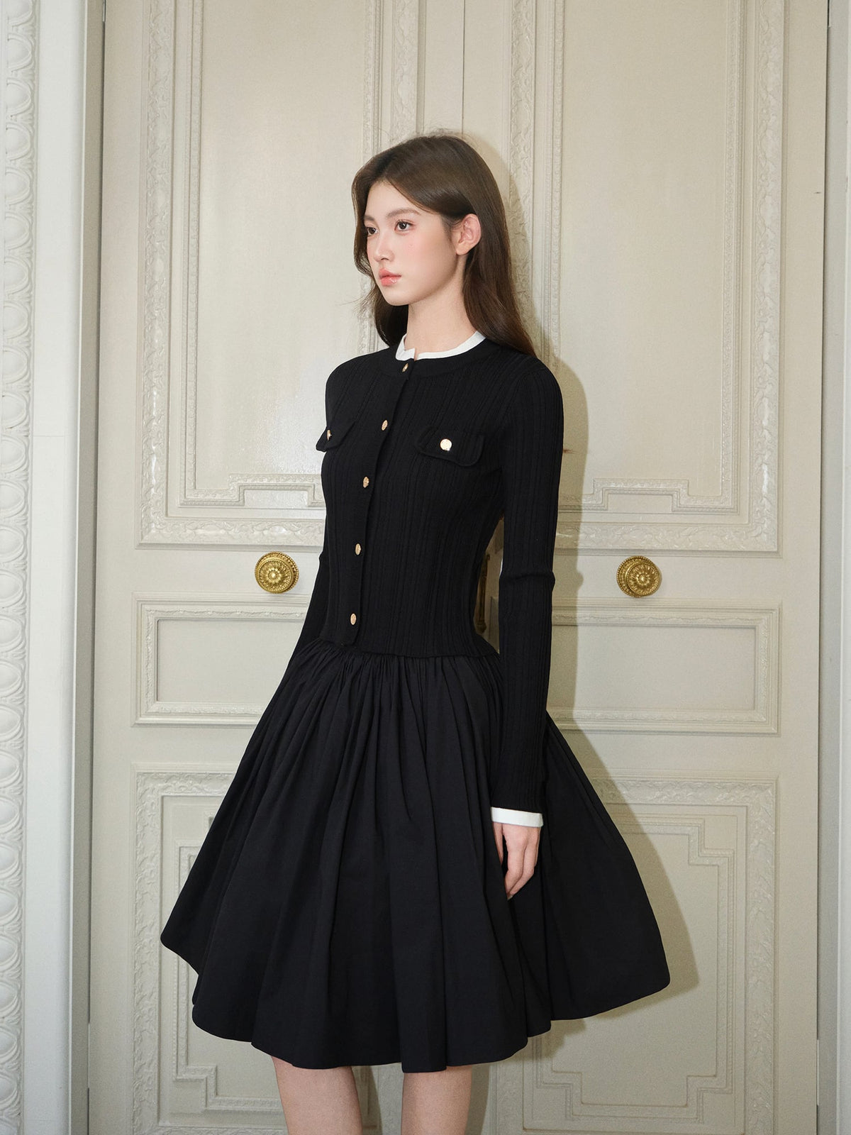 【outer】ニットカーディガン　N3436