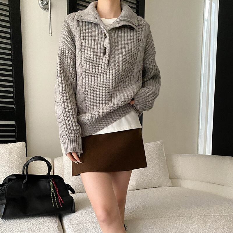 【tops】2wayニットトップス Q7484