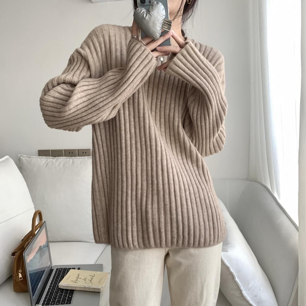 【tops】ニットプルオーバー　M19007