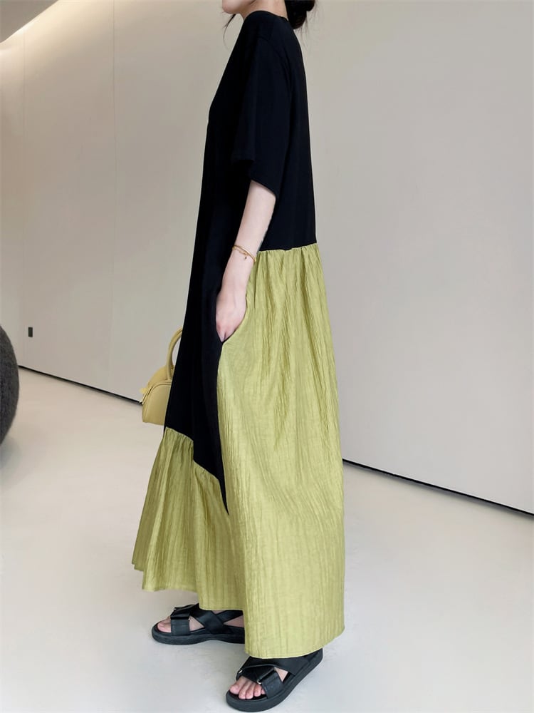【dress】切り替えワンピース　M25159