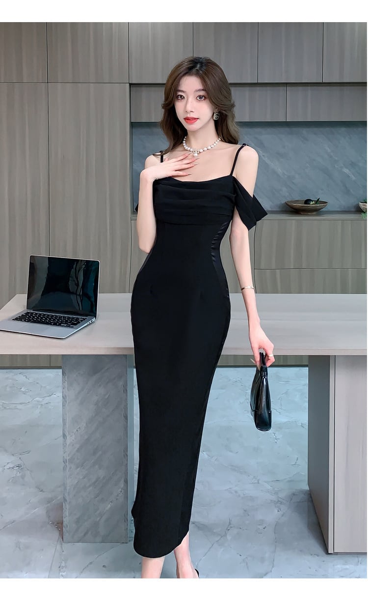 【dress】ギャザータイトキャミワンピース G21585