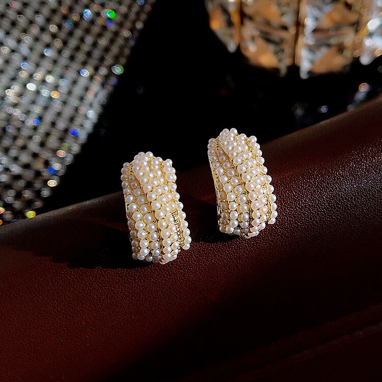 【小物】高級感 韓国系気質ファッションシンプルパールピアス