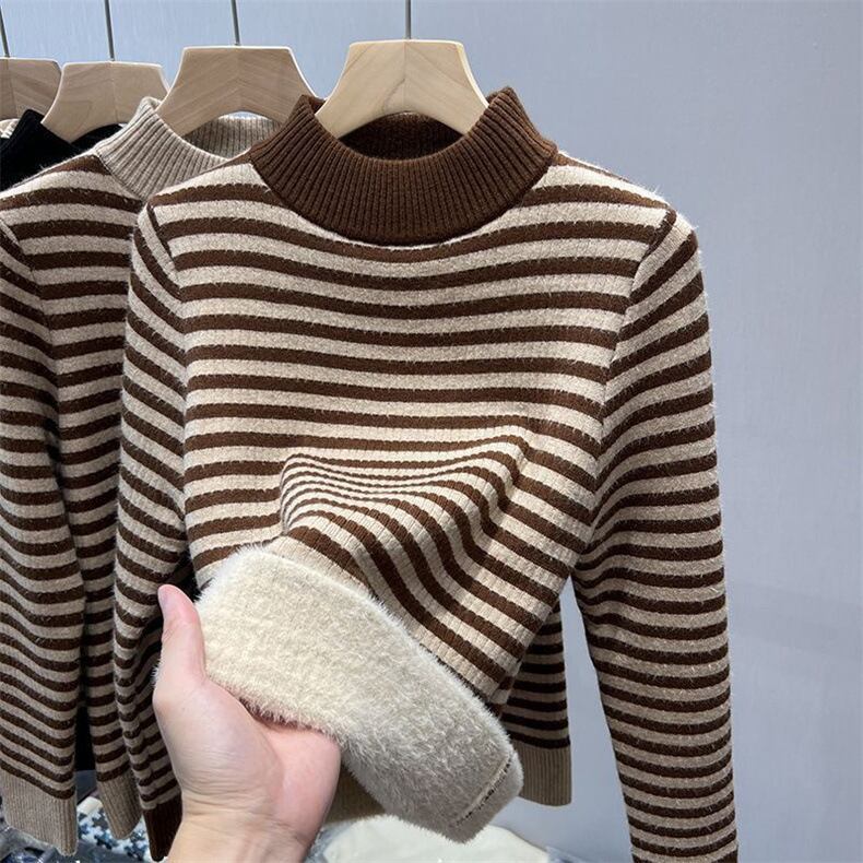 【tops】裹起毛ニットトップス　M27148