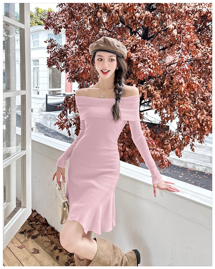 【dress】ニットワンピース　M26035