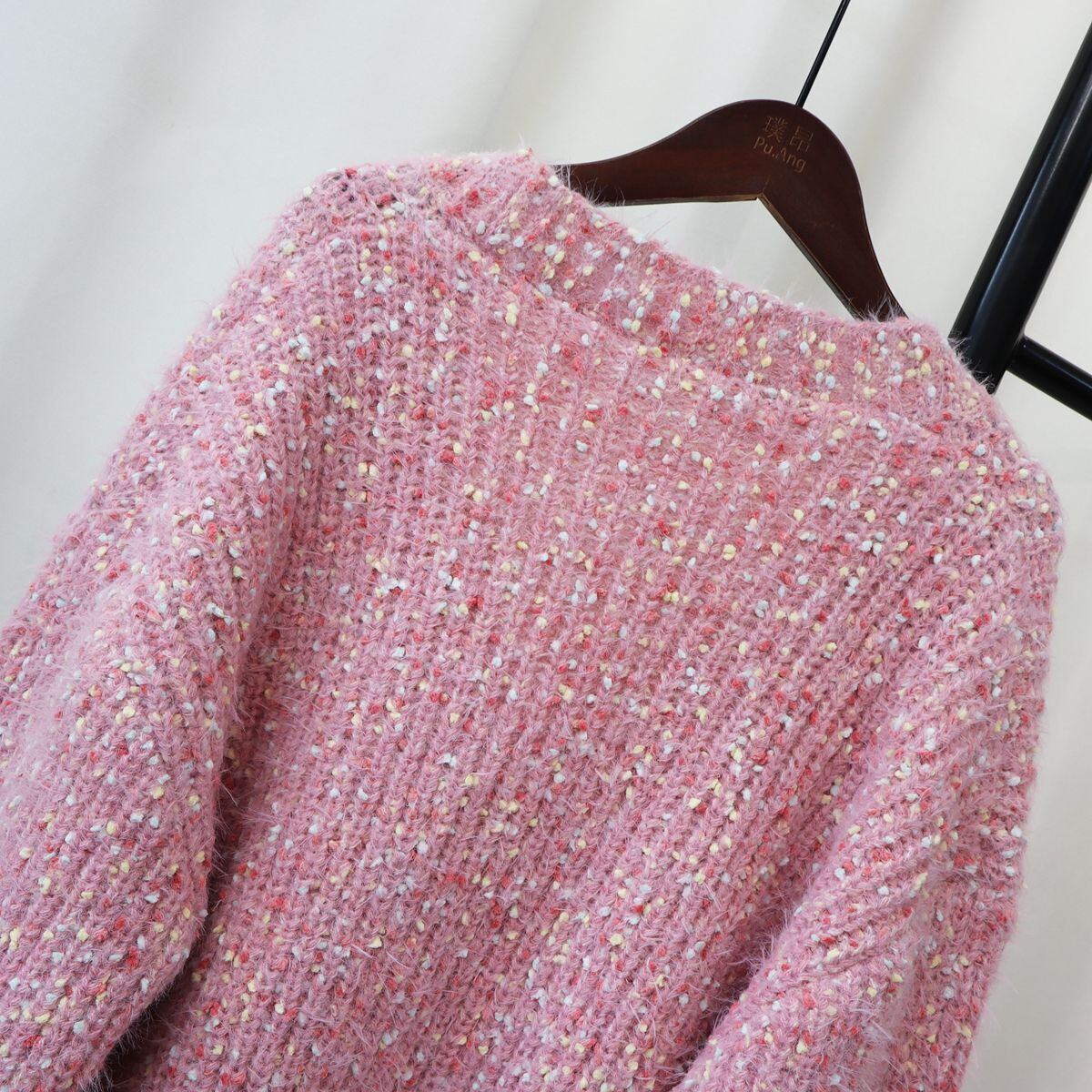 【outer】Vネックニットカーデ　M18541