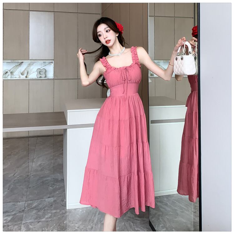 【dress】バックで綺麗キャミワンピース G20256