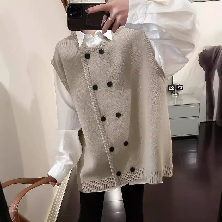 【tops】ニットベスト　M25834