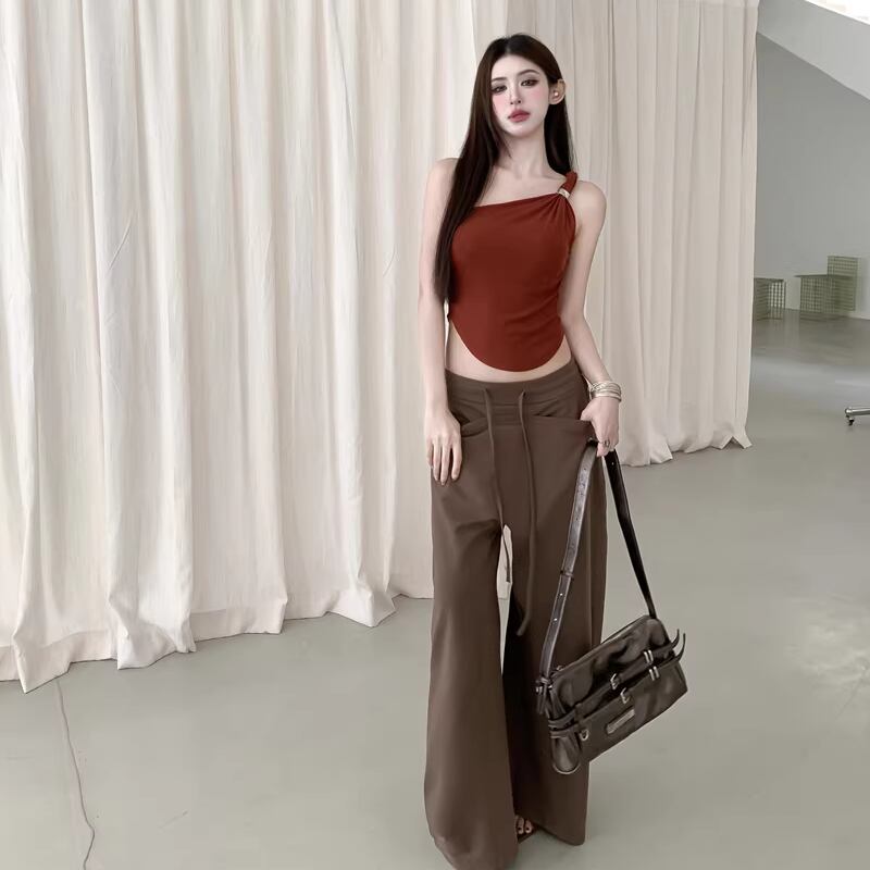 【tops】ワンショルダーキャミソール Q8269