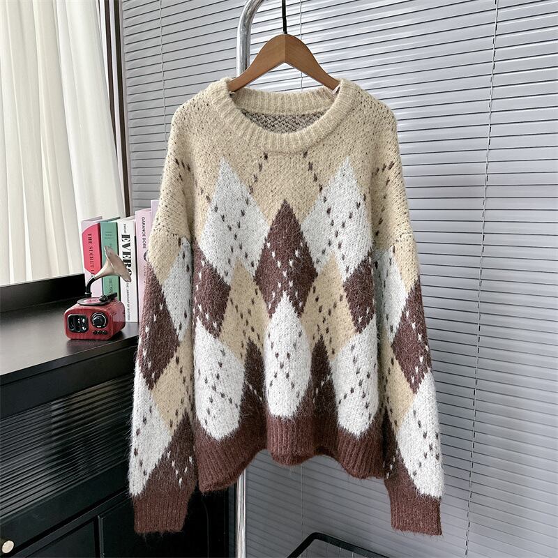 【tops】ダイヤモンドニットセーター　M27906
