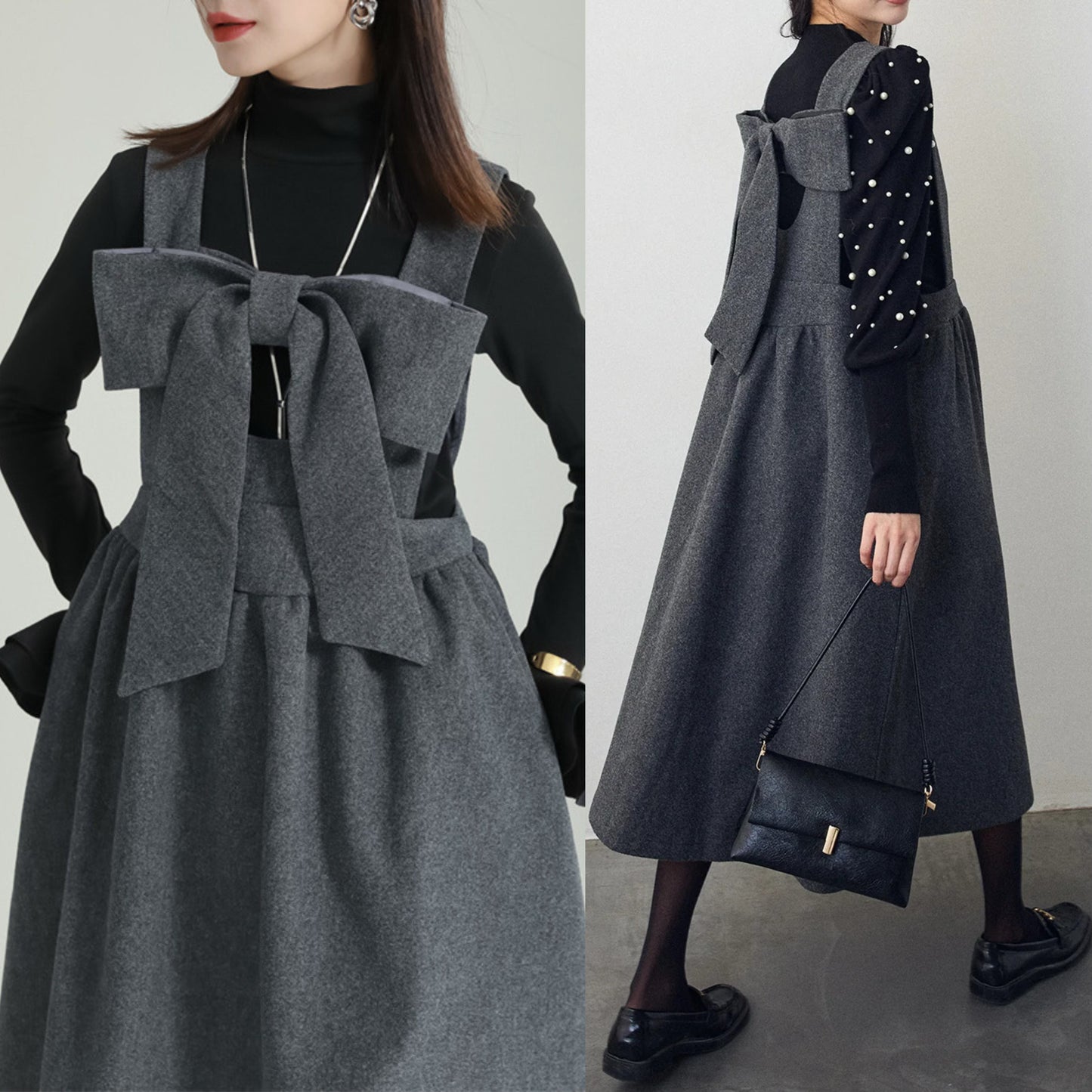 【dress】2WAYリボンジャンスカ　N3503