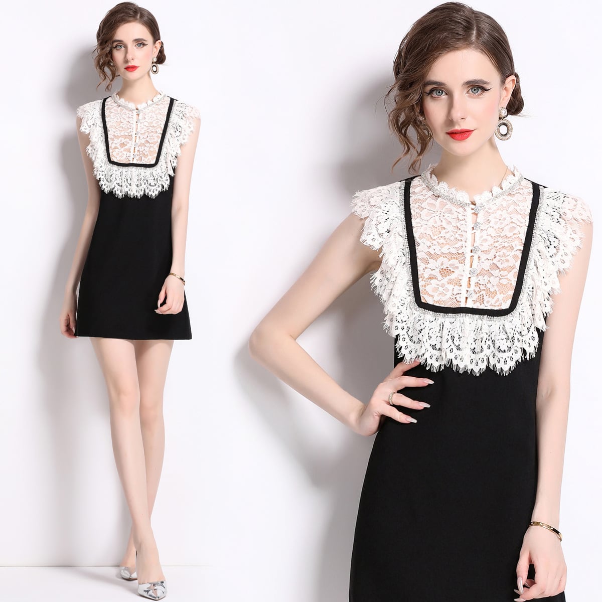 【dress】レースワンピース　M24401