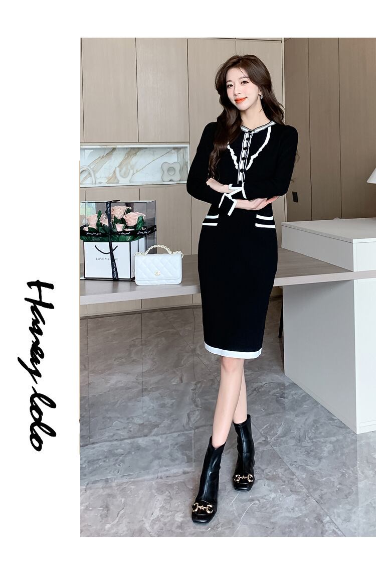 【dress】ニットワンピース　M18861