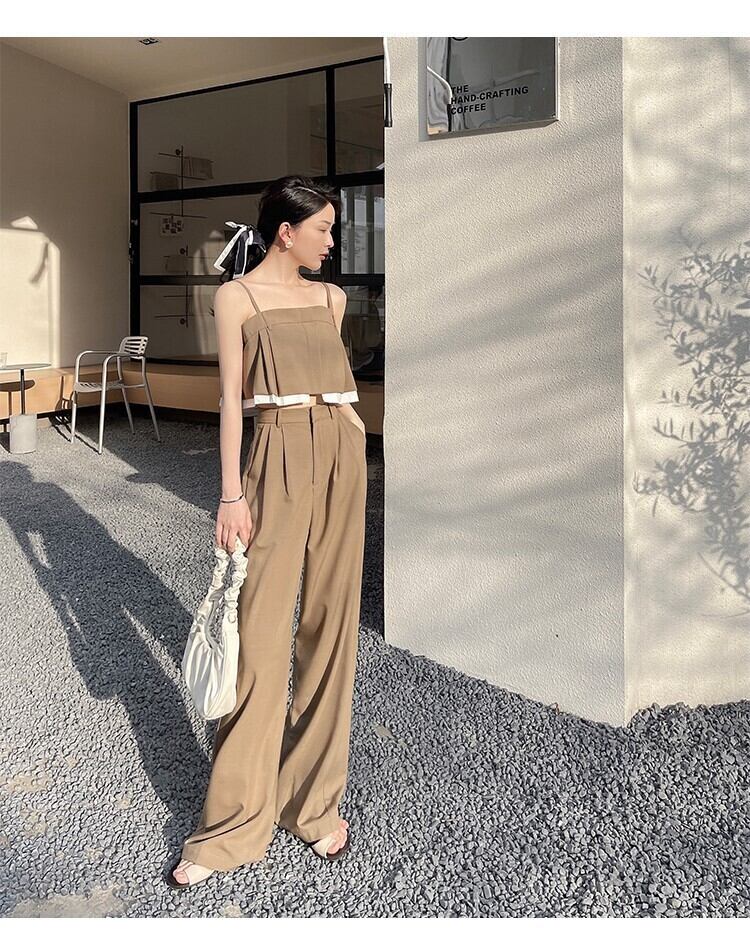 【set】トップス+ガウチョパンツ２点セットG21020