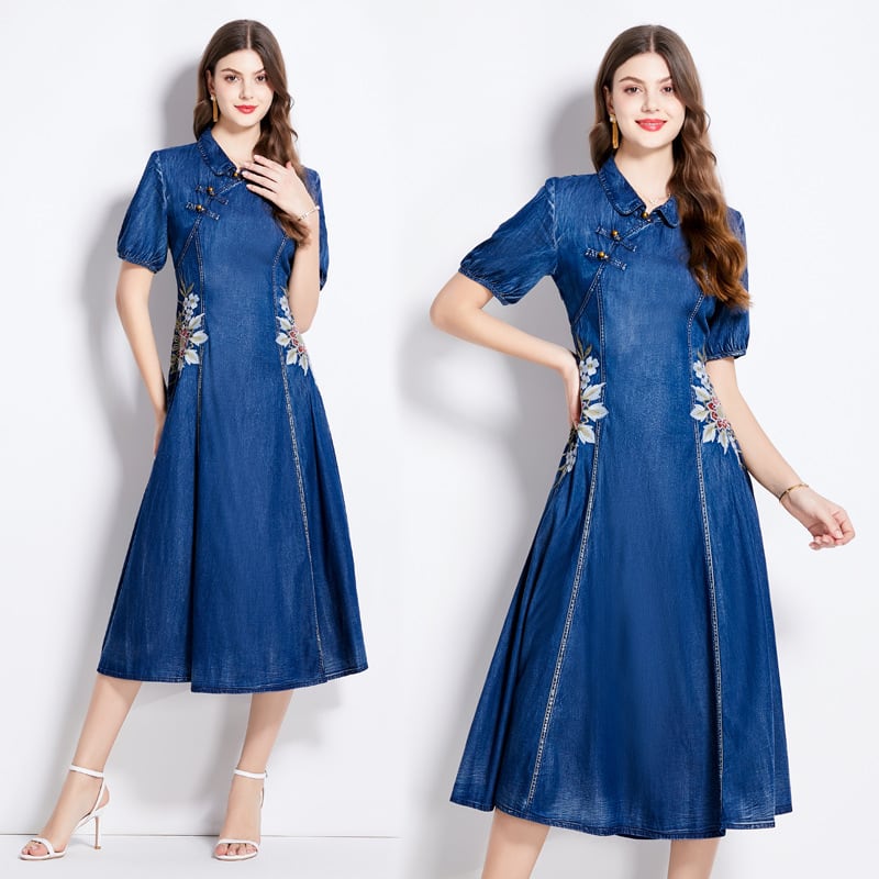 【dress】デニムワンピース　M24577