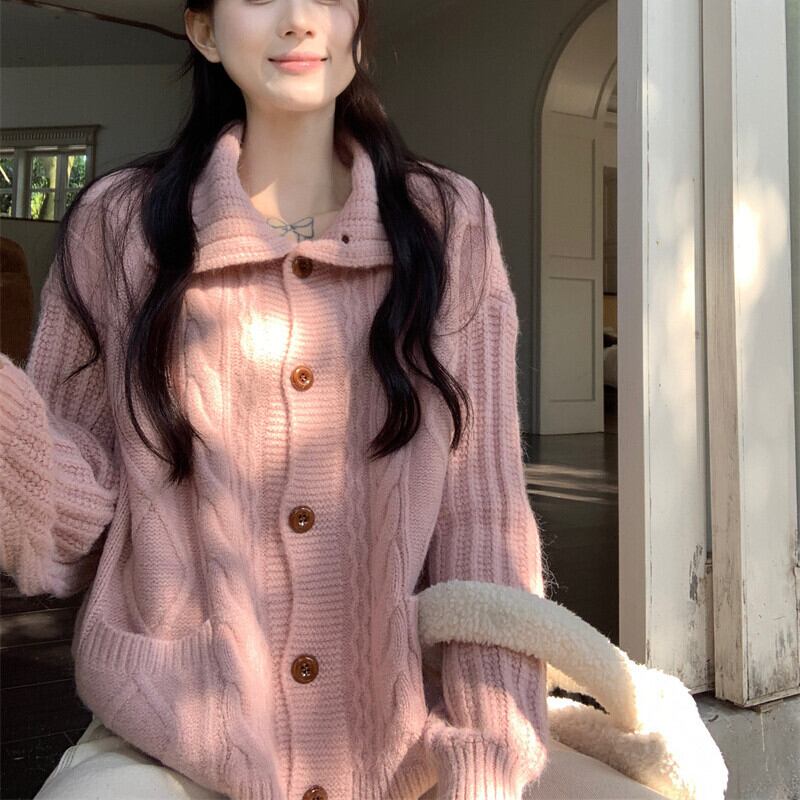 【outer】ニットカーデ　M27648