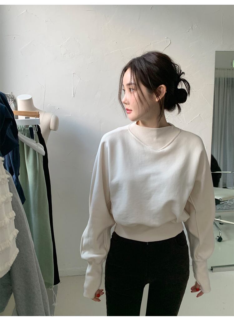 【tops】クルーネックプルオーバー　M18664