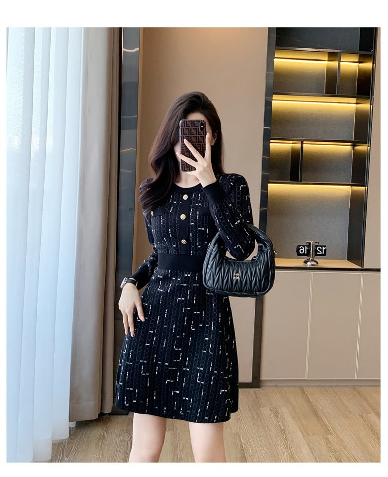 【dress】ニットワンピース　M25461