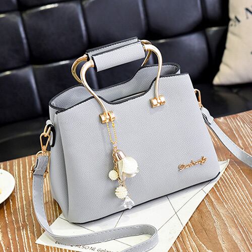 【小物】ファッション 韓国系シンプルPU無地斜め掛けハンドバッグ G1889