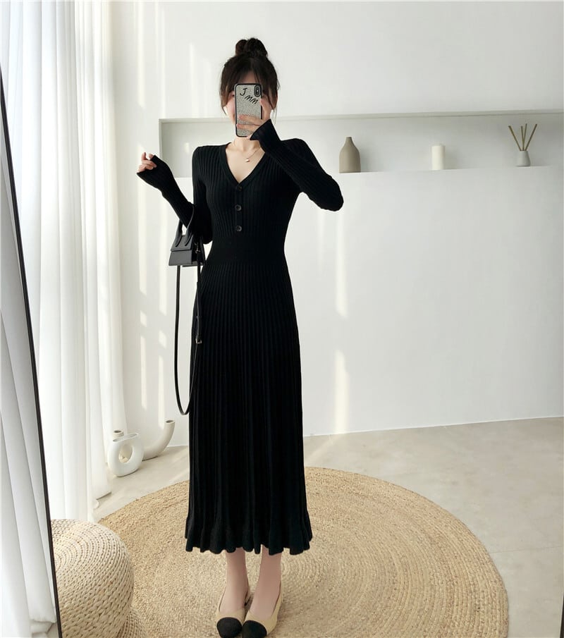 【dress】ニットワンピース　M25489