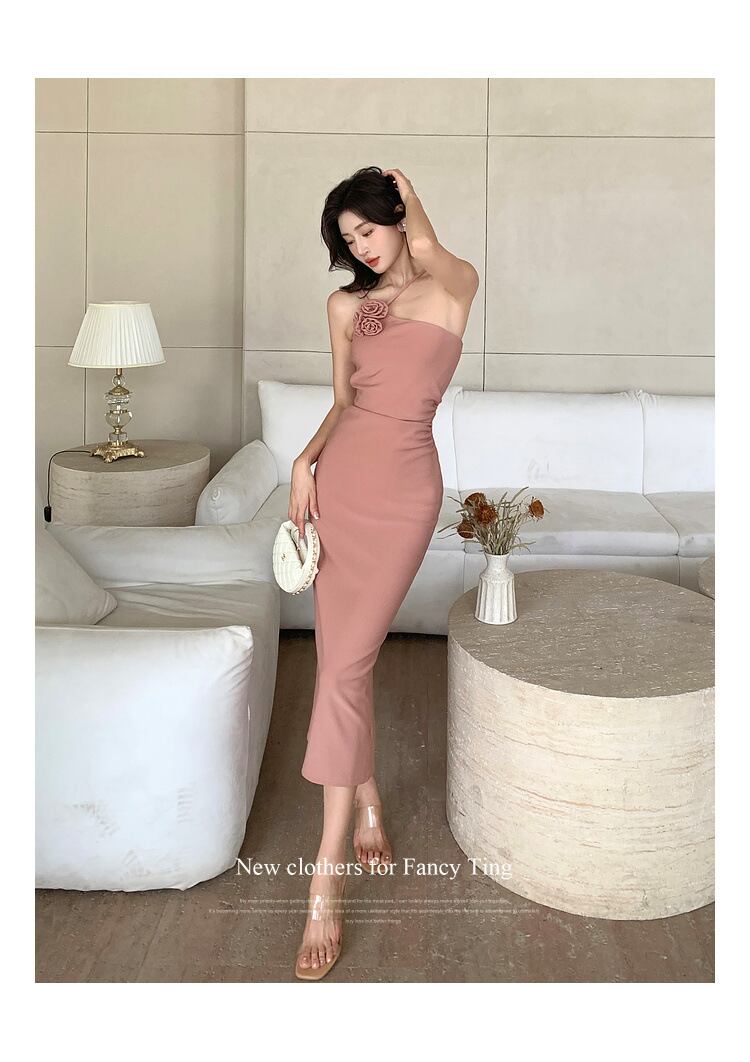 【dress】体型カバーキャミワンピース G21115