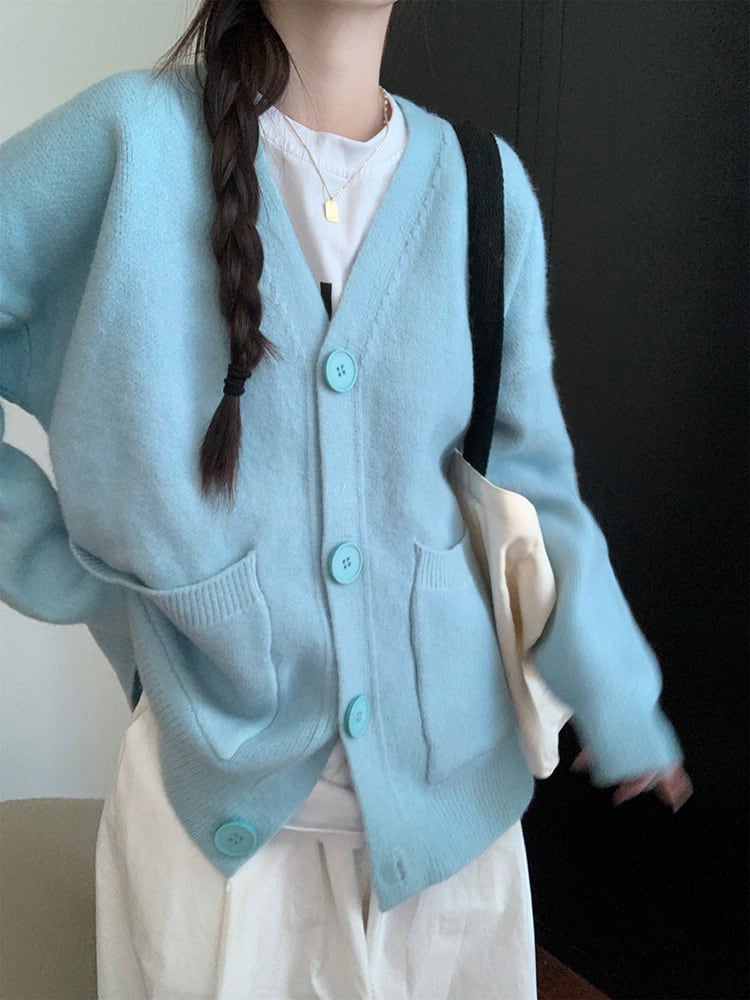【outer】ニットカーデ　M28455