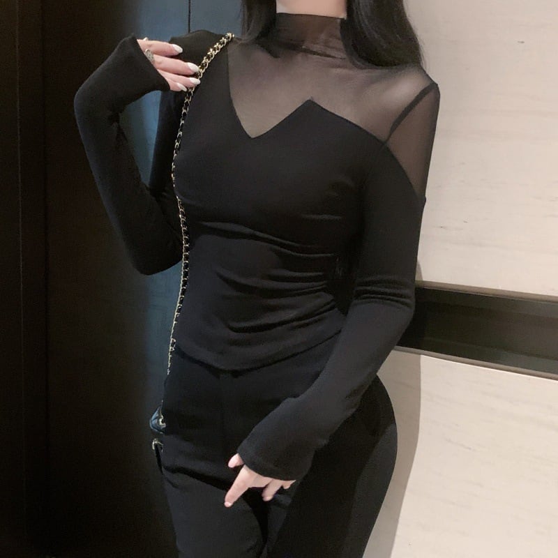 【tops】チュールドッキングトップス　M27998