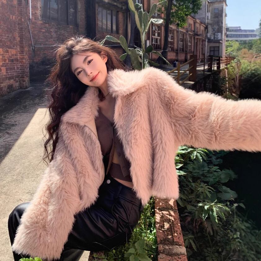 【outer】ファーショートコート　M27964