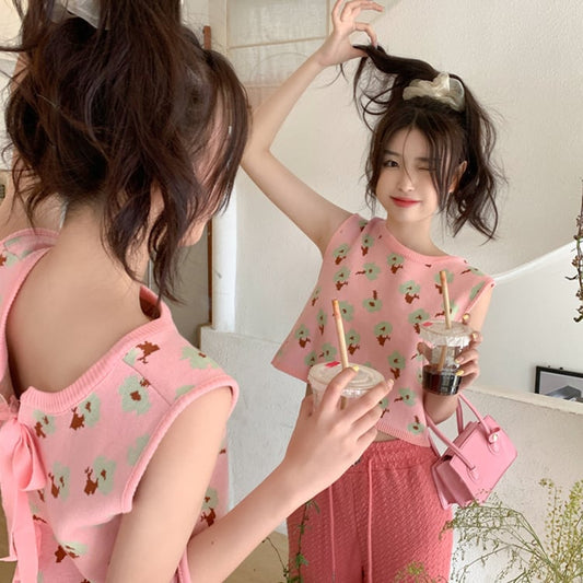 【tops】ニットキャミソール G20231