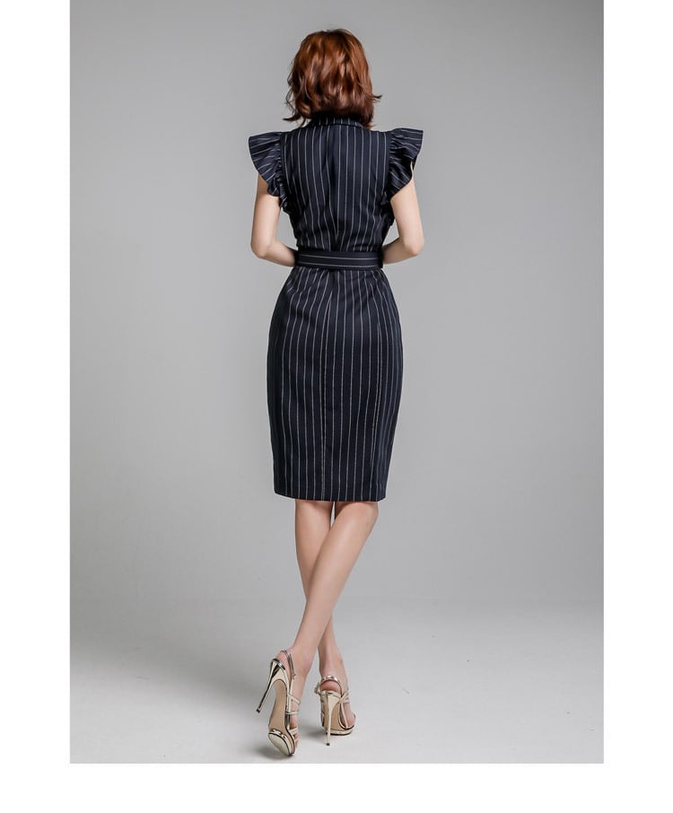 【dress】ダブルボタンワンピース　M23959