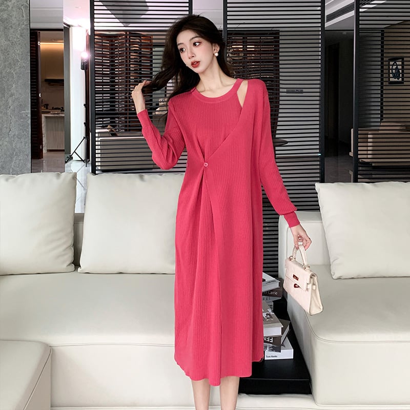 【dress】ニットワンピース　M26054
