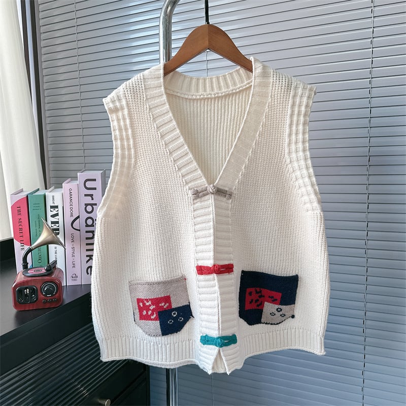 【outer】ニットベスト　M28194