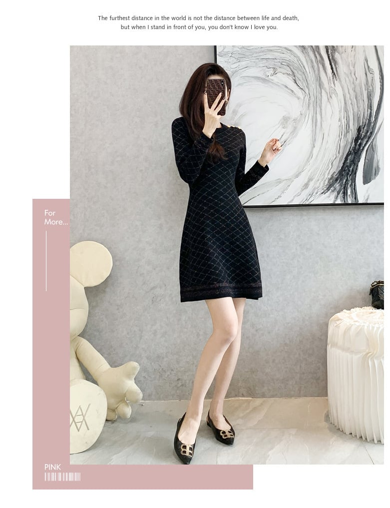 【dress】ニットワンピース　M25519