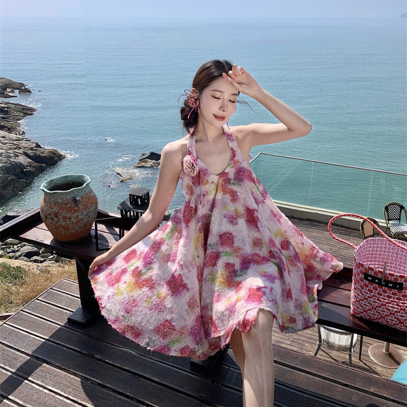 【dress】ホルターネックワンピース　M25002