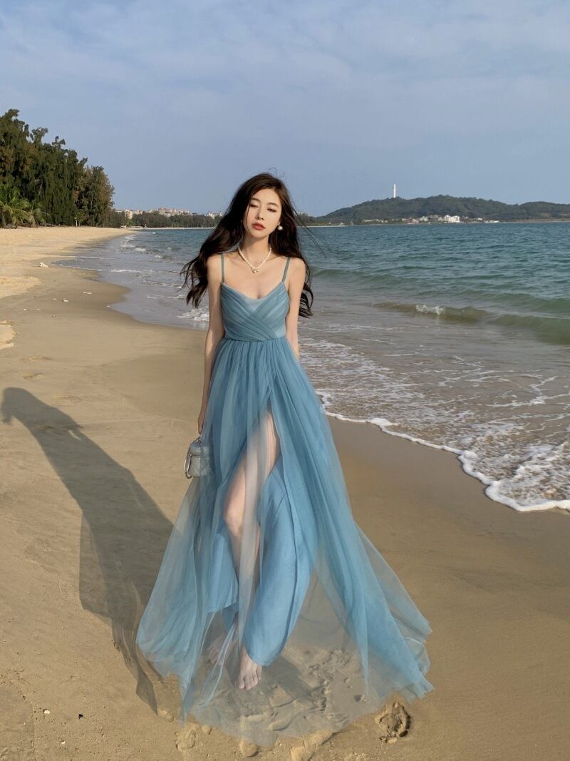 【dress】メッシュキャミワンピース G20474