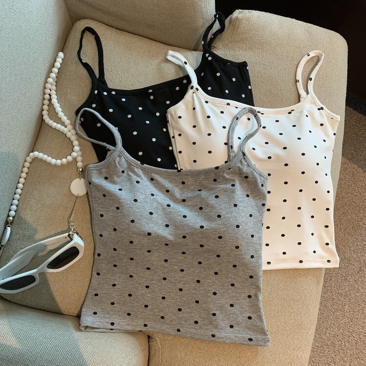【【tops】カップ付きキャミソール　M23977