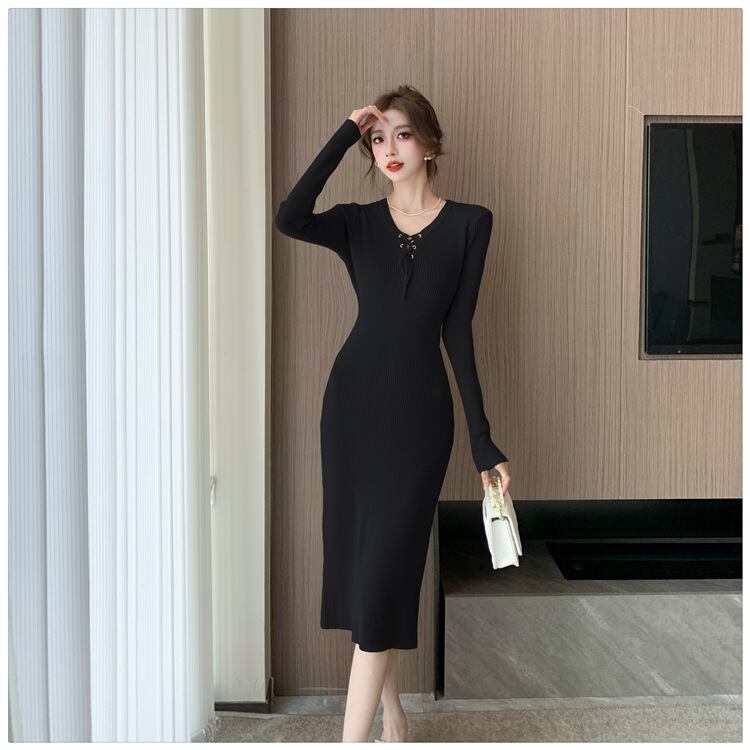 【dress】ニットワンピース　M18562