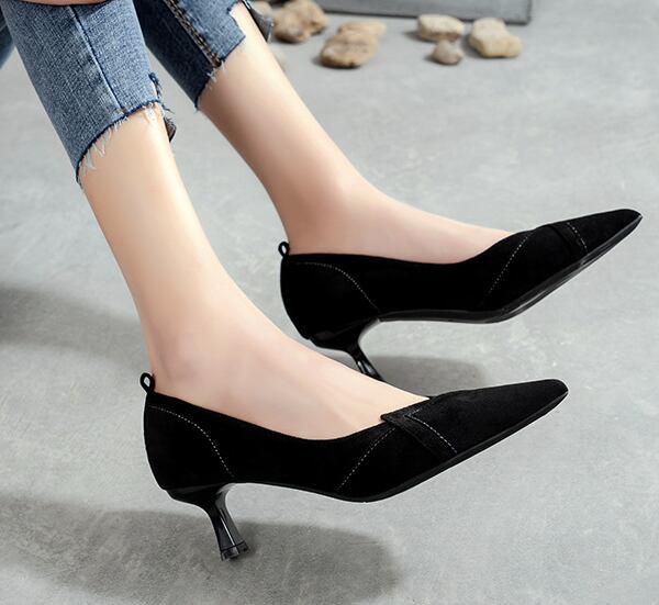 【shoes】早い者勝ち合わせやすい履きやすい美脚魅せ結婚式二次会秋新作ハイヒールパンプスF0852