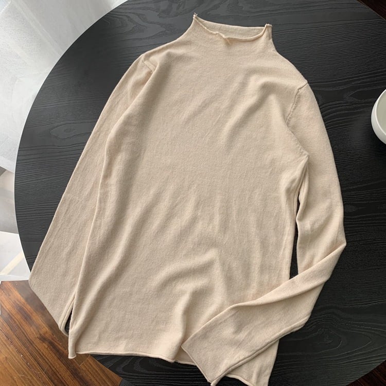 【tops】ニット長袖トップス　M29459