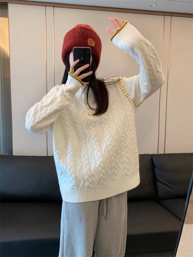 【tops】ニットセーター　M27087