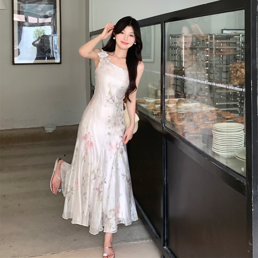 【dress】花柄デートワンピース　M29982