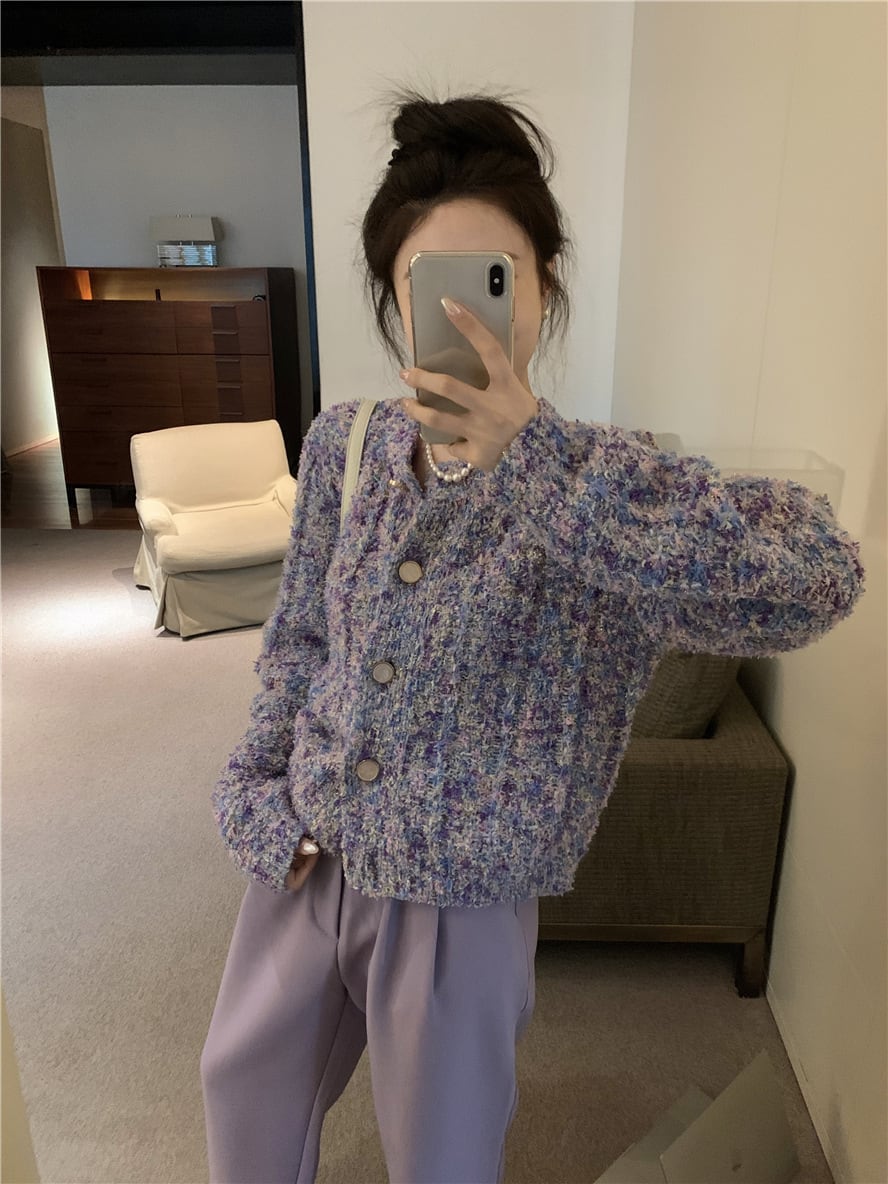 【outer】ニットカーデ　M28792