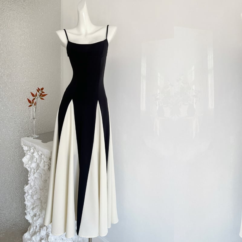 【dress】ロングキャミワンピース Q8394