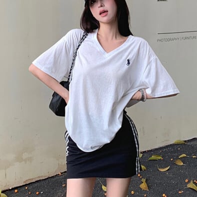 【set】Tシャツ×スカートセット　M24534