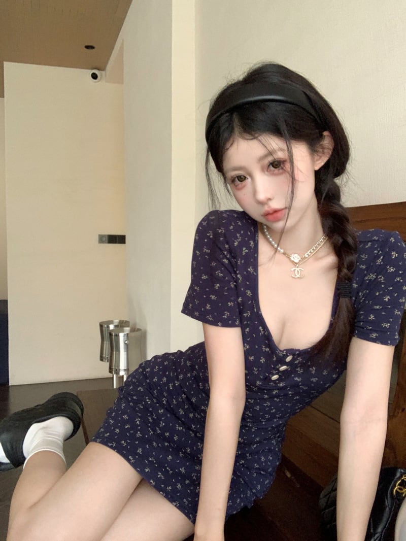 【dress】バックレスワンピース　M24787