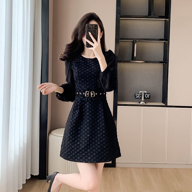 【dress】フランス風Aラインワンピース G19631