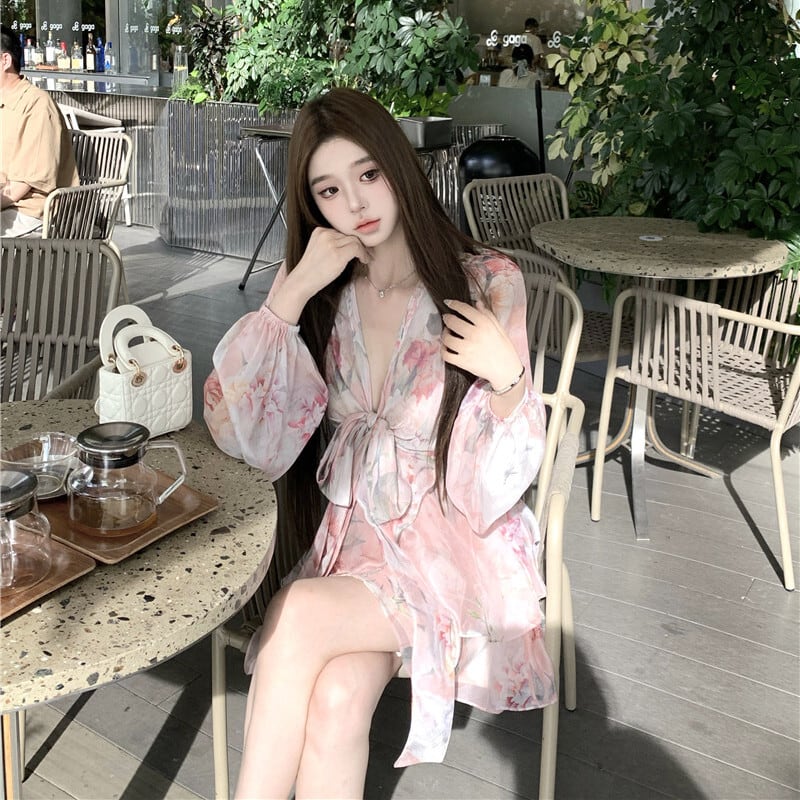 【dress】プリントワンピース　M24841