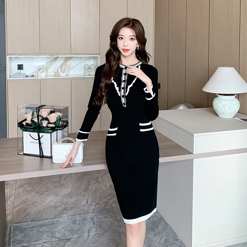 【dress】ニットワンピース　M18861