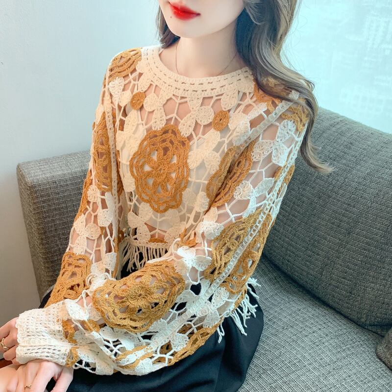 【tops】レースプルオーバー　M29359